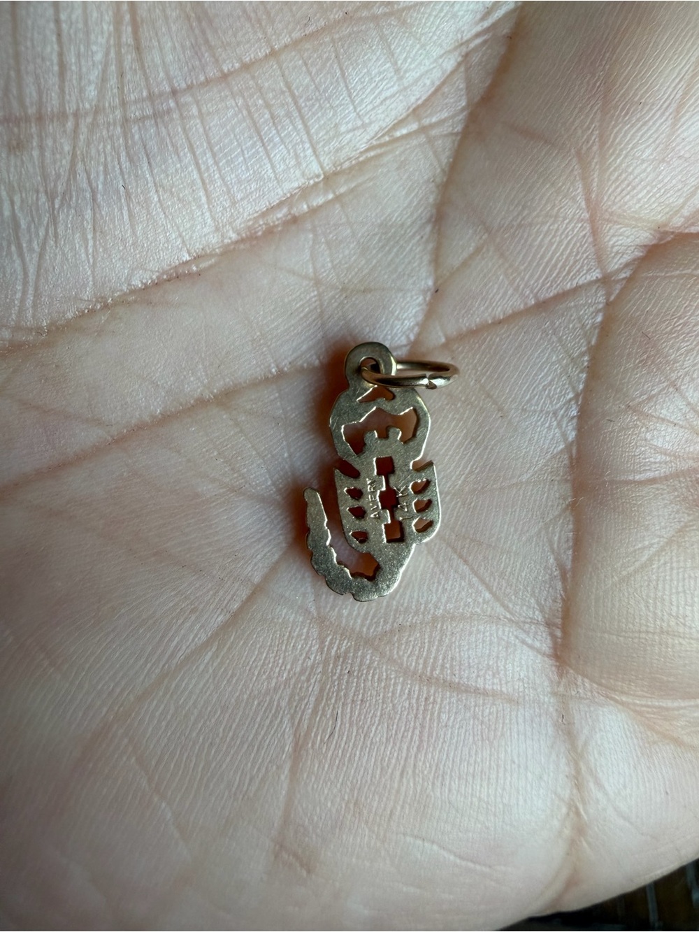 Retired James Avery 14k Gold Scorpion Scorpio Charm Pendant